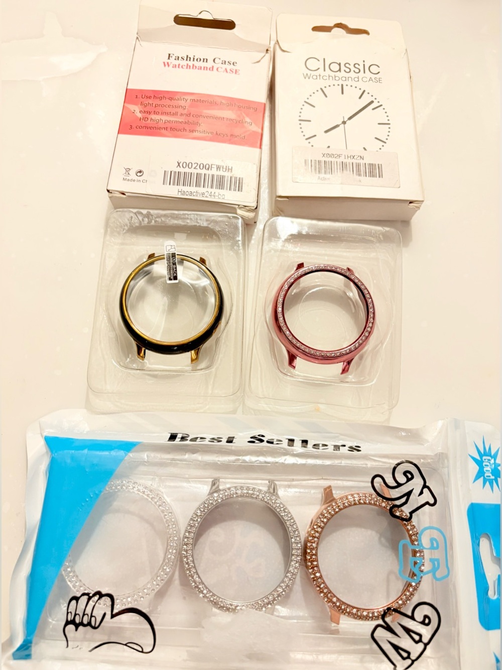 Rhinestone Bezel Case Covers 42mm Multicolor Lot of 5 pack
Universal X0020QFWUH